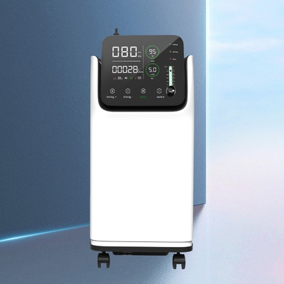 Home Hospital 5 لتر مُكثّف أوكسجين مع البخاخات وشاشة LED 10 بوصة